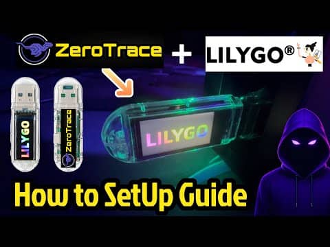 How to Install ZeroTrace Firmware on the LilyGO T-Dongle S3 | Step-by-Step Tutorial + Test!